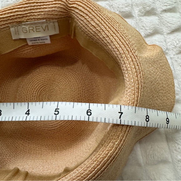 Grevi Wide Brim Sunhat ~ Abaca Manila Hemp Sun Hat Wide Round Brim main image 4